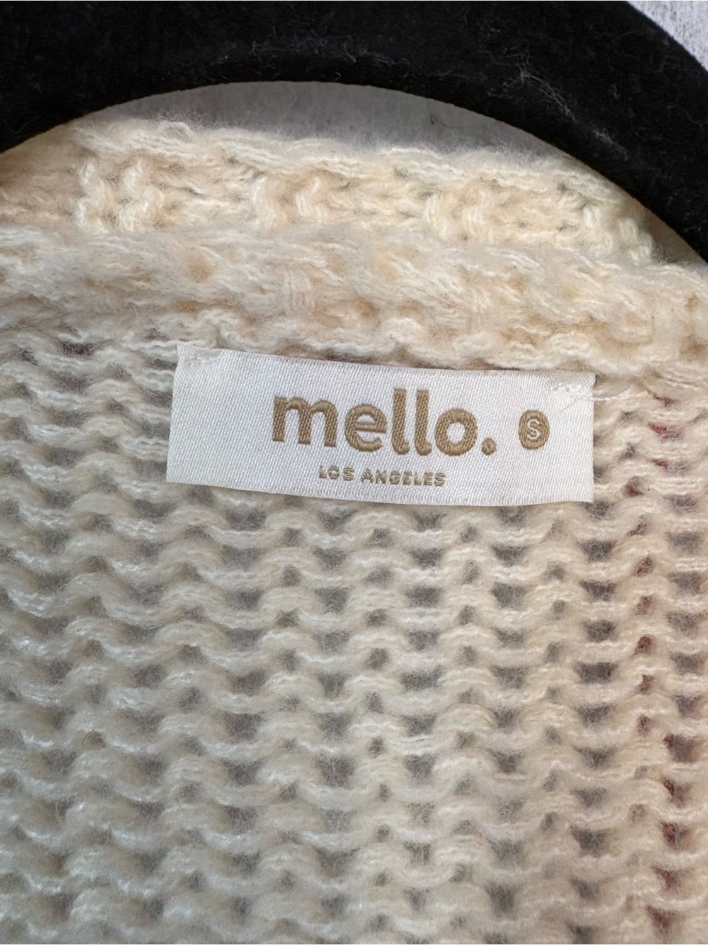 Mello Cream Floral Crochet Open Cardigan - Picture 6 of 7
